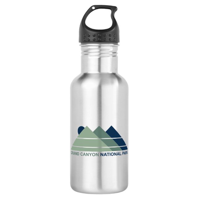 Grand Canyon National Park Mountain Sun 532 Ml Water Bottle (Front)