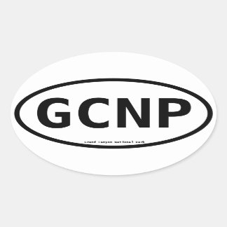 Grand Canyon National Park Oval Sticker