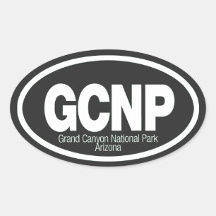 Grand Canyon National Park Oval Sticker