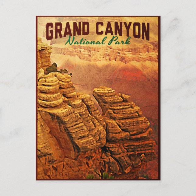 Grand Canyon National Park Postcard (Front)