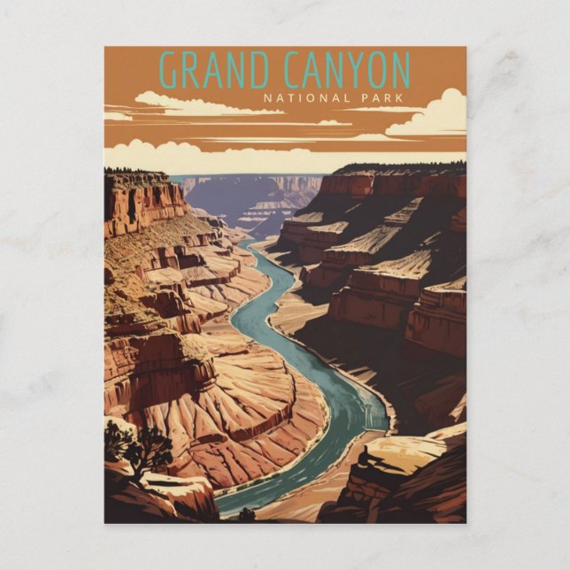 Grand Canyon National Park  Postcard (Front)
