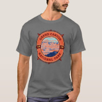 Grand Canyon National Park Retro Compass Emblem