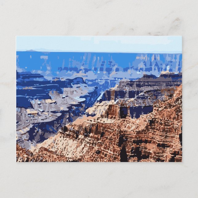 Grand Canyon National Park Retro Design Postcard (Front)