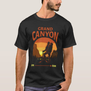 Grand Canyon National Park Rim Rim Hiking T-Shirt