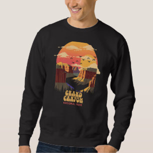 Grand Canyon National Park Sunset WPA Poster Style Sweatshirt