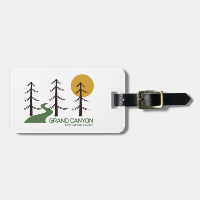 Grand Canyon National Park Trail Luggage Tag (Front Horizontal)