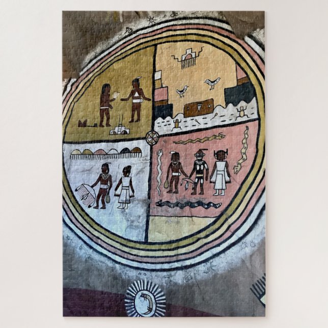 Grand Canyon National Park Watchtower Mural Jigsaw Puzzle (Vertical)