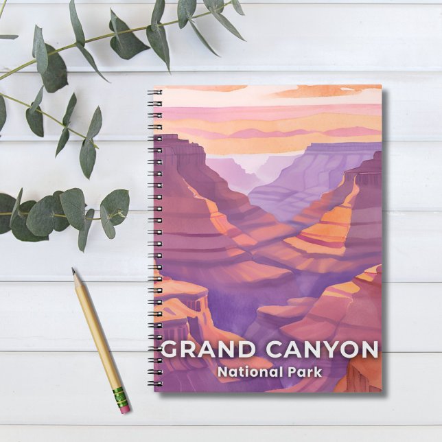 Grand Canyon National Park Watercolor Travel Art Notebook (Creator Uploaded)