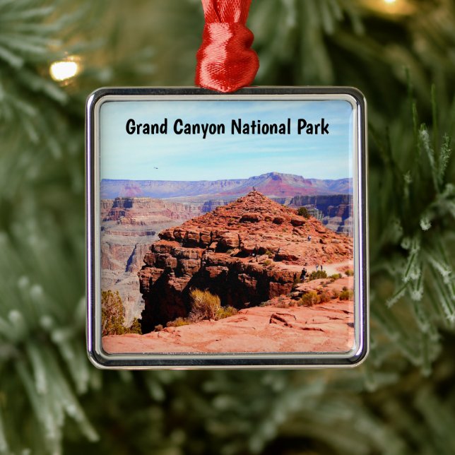 Grand Canyon National Park West Rim Metal Ornament (Tree)