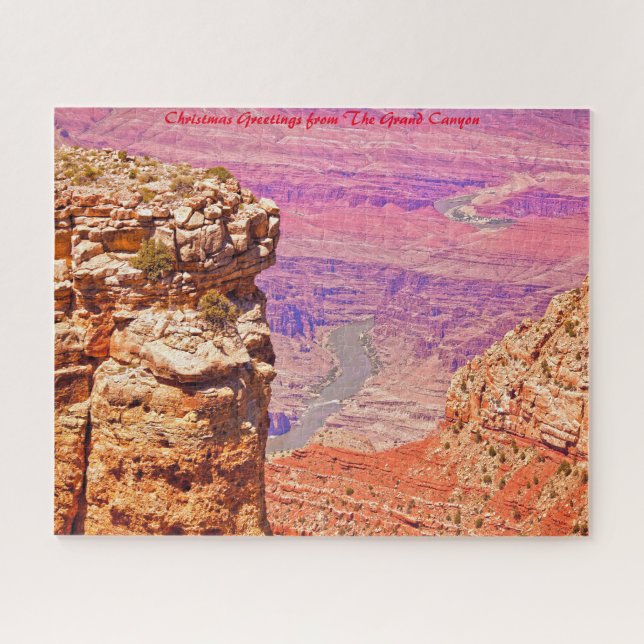Grand Canyon Nevada.Christmas Greetings Jigsaw Puzzle (Horizontal)