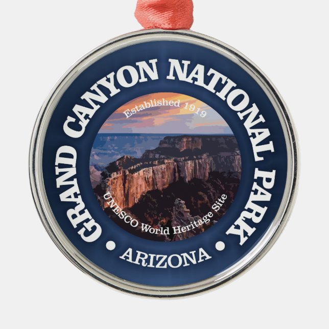 Grand Canyon NP 2 Metal Ornament (Front)