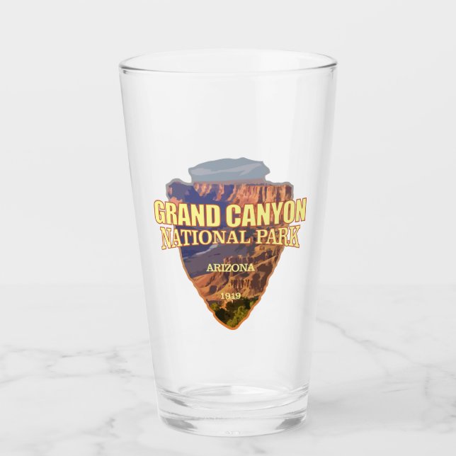 Grand Canyon NP (arrowhead) Glass (Front)