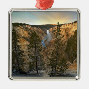 Grand Canyon of Yellowstone, Yellowstone Metal Ornament