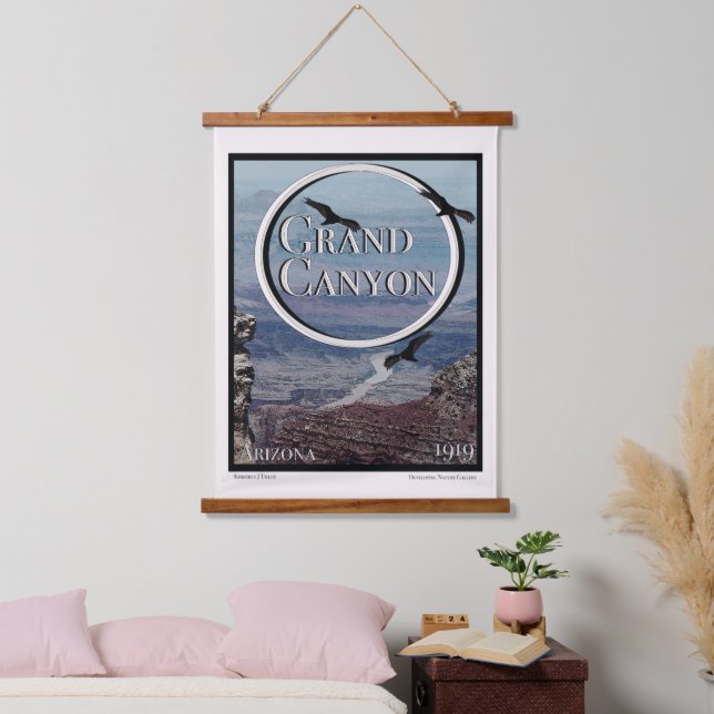 Grand Canyon Poster Hanging Tapestry (Bedroom)