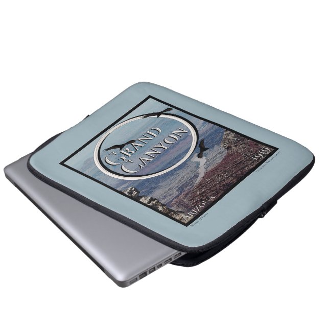 Grand Canyon Poster Laptop Sleeve (Front Bottom)