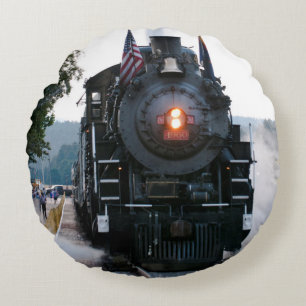 Grand Canyon Railway Round Pillow