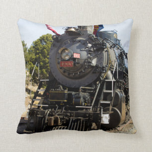 Grand Canyon Railway steam engine 4960 Throw Pillow