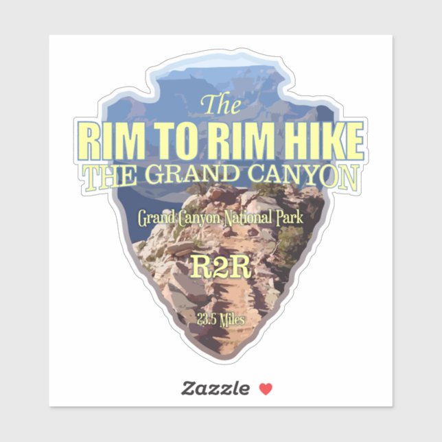 Grand Canyon Rim to Rim (arrowhead) (Sheet)