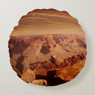 Grand Canyon Round Pillow