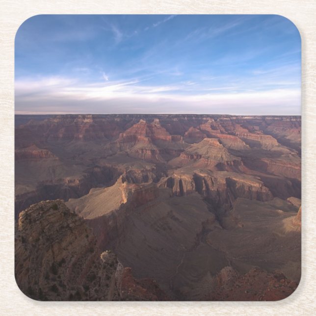 Grand Canyon Square Paper Coaster (Front)
