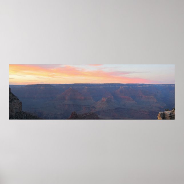 Grand Canyon sunrise panorama Poster (Front)