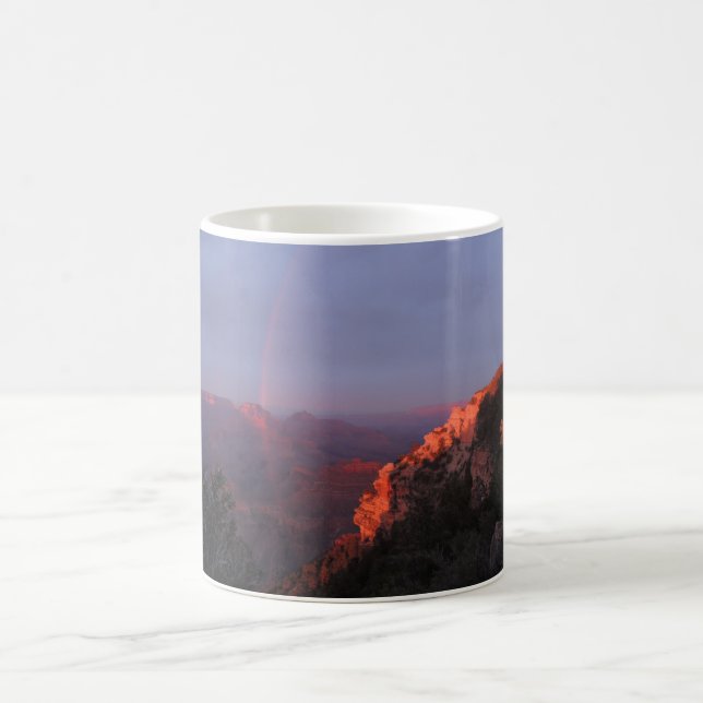 Grand Canyon Sunset Rainbow Coffee Mug (Center)