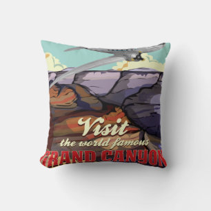 Grand Canyon Throw Pillow