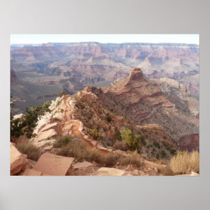Grand Canyon view from South Kaibab Trail Poster