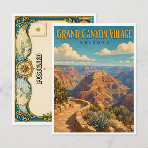 Grand Canyon Village Arizona Grand Canyon GeoSaga Postcard