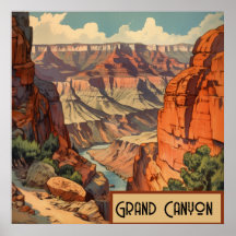 Grand Canyon Vintage Southwest Landscape