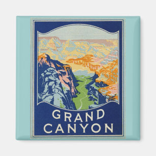 Grand Canyon - Vintage Travel Magnet