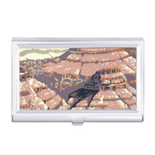 Grand Canyon Western Graphic Art American Business Card Holder