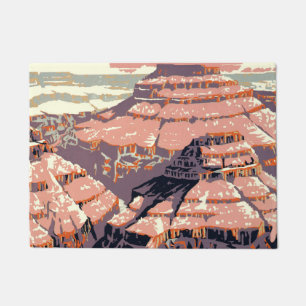 Grand Canyon Western Graphic Art American Doormat