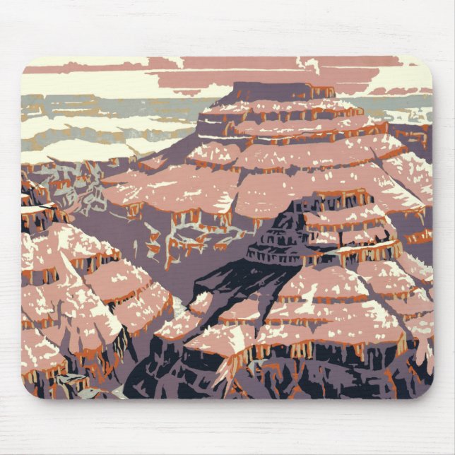 Grand Canyon Western Graphic Art American Mouse Pad (Front)