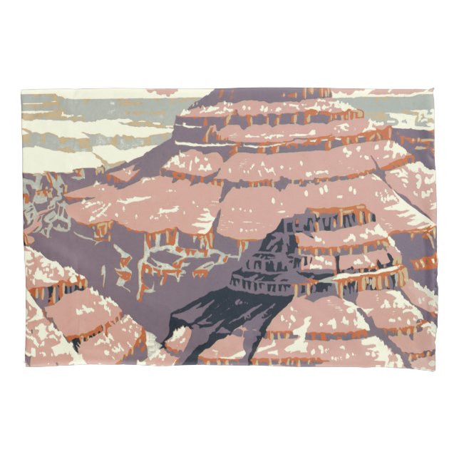 Grand Canyon Western Graphic Art American Pillowcase (Front)