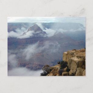 Grand Canyon Winter Clouds Postcard