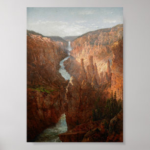 Grand Canyon, Yellowstone River, Wyoming Poster