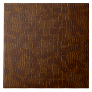 Grand carreau en céramique d'alligator de crocodil
