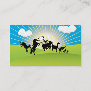 Grand Carte de visite animal