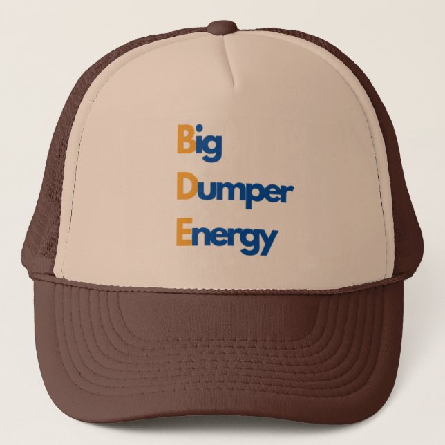 Grand casquette de baseball de l'énergie à la bais (Devant)