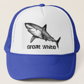 Grand casquette de requin blanc