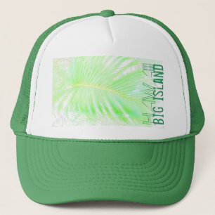 Grand casquette d'Hawaï de paume d'île