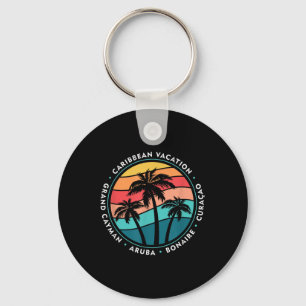 Grand Cayman Abc Islands Caribbean Cruise Vacation Keychain