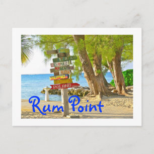 Grand Cayman Island, Rum Point, Carte postale