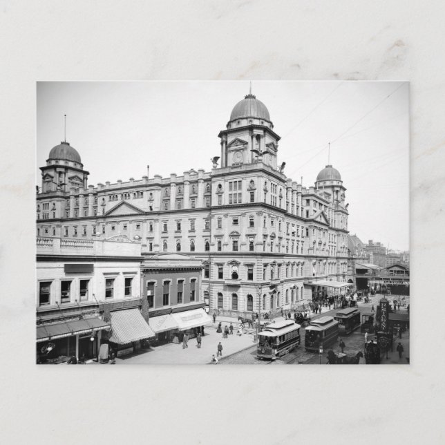 Grand Central Station, 1900 Postcard (Front)