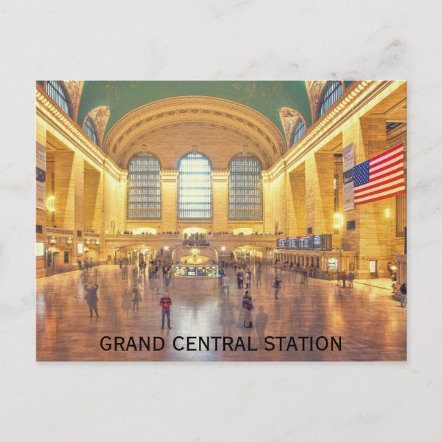 Grand Central Station New York City Postcard (Front)