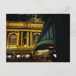 Grand Central Station - Night - New York City Postcard