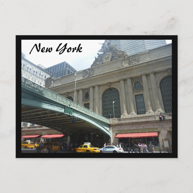 grand central station postcard (Front)