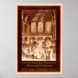 Grand Central Terminal Poster vintage