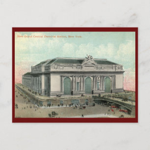 Grand Central Terminal Station, New York City Vint Postcard